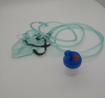 Grüne Farbe S M L Disposable Oxygen Mask für Erwachsene Nebulization