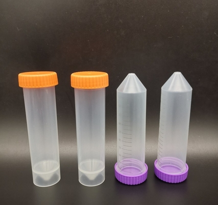 Abgestuftes Überwurfmutter-Zentrifugen-Rohr-konisches unteres nicht sterilisiertes der medizinisches Laborverbrauchsmaterial-50ml