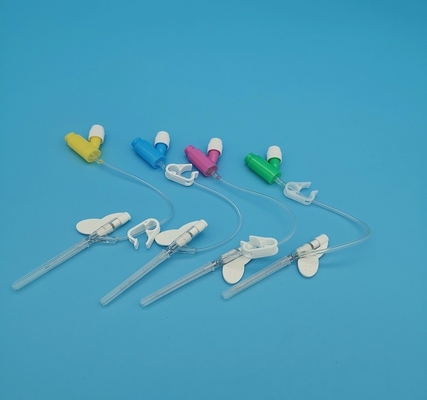 Art gelber 24 Iv-Wegwerfcannula des Überdruck-Y für pädiatrische neugeborene Infusion