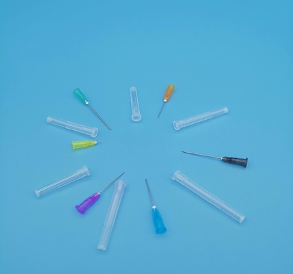 Geneigte heraus zuckerkranke Wegwerfnadeln 14G des Durchmesser-2.1mm hellgrün