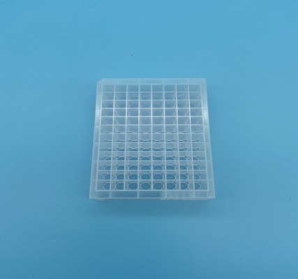 Rundboden transparente wohle quadratische wohle Tiefbrunnen-Platte Qpcr 96