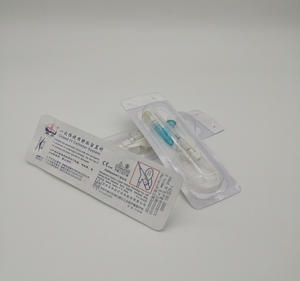 Blaue Erwachsene Wegwerf-Art des Cannula-IV Katheter-22G Y für Routineinfusion