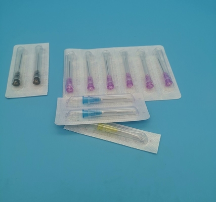 Wegwerfinjektionsspritzen 19G des Heraus-Durchmesser-1.1mm sahnen Farbe