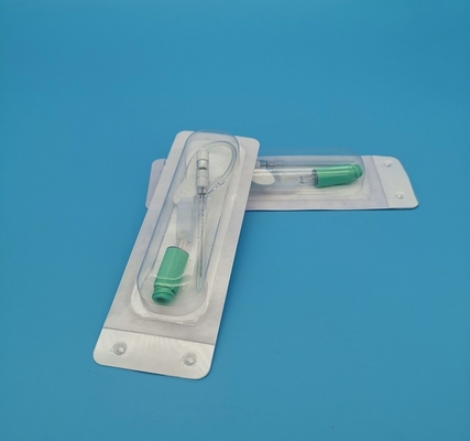 Überdruck-Art Wegwerfiv-Cannula-chirurgische Infusion des Schmetterlings-18G/Bluttransfusions-Grün