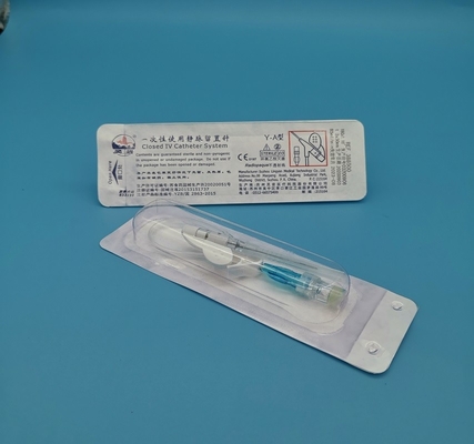 Cannula-22G schmetterlingsähnliche Routineinfusion des Wegwerf-IV für die Erwachsenen blau