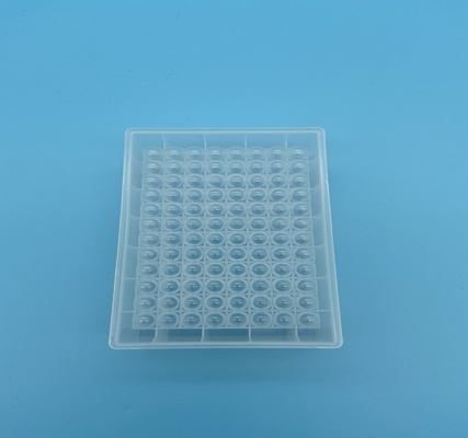 Rundboden transparente wohle quadratische wohle Tiefbrunnen-Platte Qpcr 96