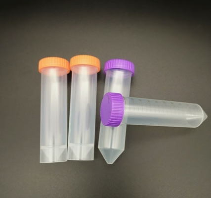 Zentrifugen-Rohr-flache Kappen-Rundboden der HDPE Polypropylen-medizinisches Laborverbrauchsmaterial-10ml