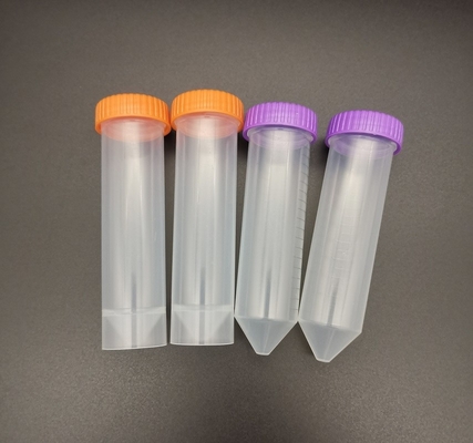 Überwurfmutter-abgestuftes konisches Zentrifugen-Rohr der Elementaroperations-Bestrahlungs-medizinisches Laborverbrauchsmaterial-50ml