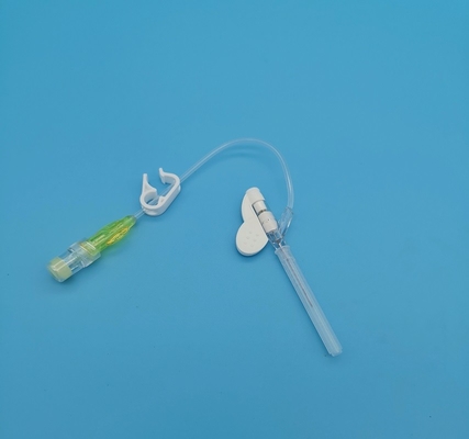24G 	Schmetterlingsähnliche gelbe pädiatrische neugeborene Infusion des Wegwerf-Cannula-IV
