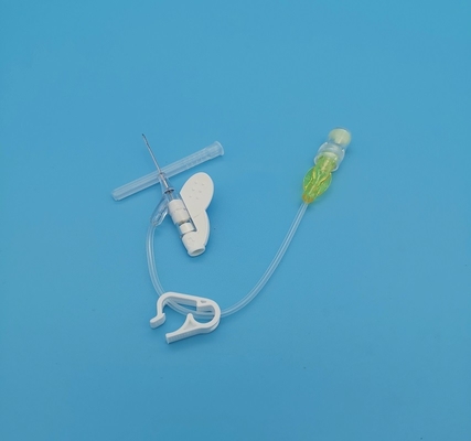 24G 	Schmetterlingsähnliche gelbe pädiatrische neugeborene Infusion des Wegwerf-Cannula-IV