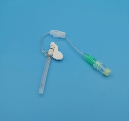 Grüner schmetterlingsähnlicher Cannula-chirurgische Infusions-Wegwerfbluttransfusion Iv-18G