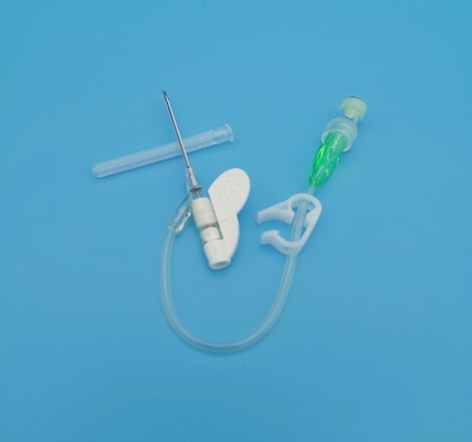 Grüner schmetterlingsähnlicher Cannula-chirurgische Infusions-Wegwerfbluttransfusion Iv-18G