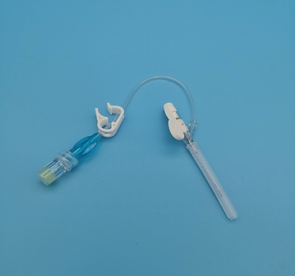 Cannula-22G schmetterlingsähnliche Routineinfusion des Wegwerf-IV für die Erwachsenen blau