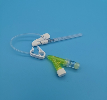 Wegwerf-24G Y gelben Iv-Katheter für pädiatrische neugeborene Infusion schreiben