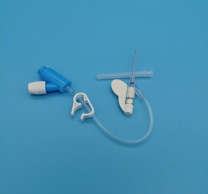 Art Wegwerfiv-Cannula-blauer Routineinfusions-Überdruck 22G Y für Erwachsene