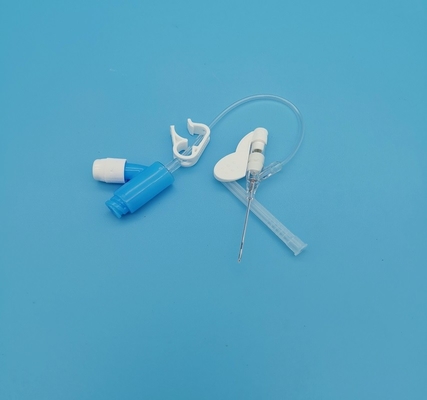 Art Wegwerfiv-Cannula-blauer Routineinfusions-Überdruck 22G Y für Erwachsene