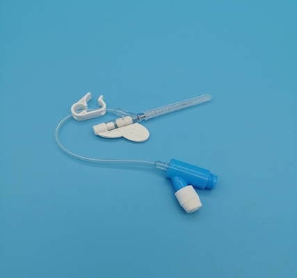 Art Wegwerfiv-Cannula-blauer Routineinfusions-Überdruck 22G Y für Erwachsene