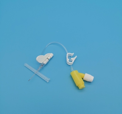 Art gelber 24 Iv-Wegwerfcannula des Überdruck-Y für pädiatrische neugeborene Infusion