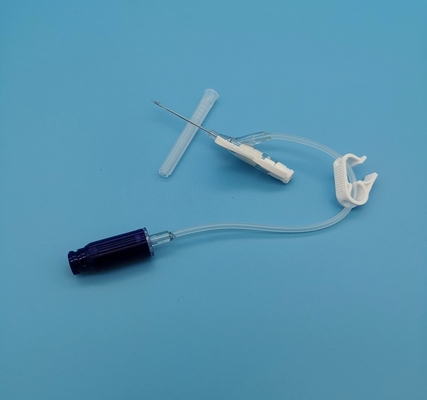 Wegwerfüberdruck-Art Iv-Cannula-Routineinfusion des schmetterlings-22G für die Erwachsenen blau