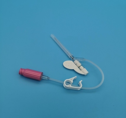 Rosa Wegwerfüberdruck-Notinfusions-Bluttransfusion iv-Cannula-20G schmetterlingsähnliche