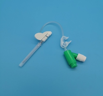 Überdruck-Art Wegwerfiv-Cannula-chirurgische Infusion 18G Y/Bluttransfusions-Grün