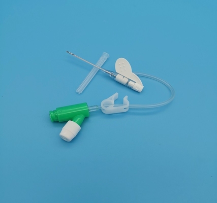 Überdruck-Art Wegwerfiv-Cannula-chirurgische Infusion 18G Y/Bluttransfusions-Grün