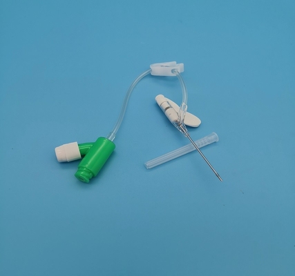 Überdruck-Art Wegwerfiv-Cannula-chirurgische Infusion 18G Y/Bluttransfusions-Grün