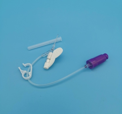 Überdruck-Art Wegwerfiv-Cannula-kleines Blutgefäß-Purpur des Schmetterlings-26G