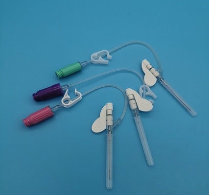 Überdruck-Art Wegwerfiv-Cannula-kleines Blutgefäß-Purpur des Schmetterlings-26G