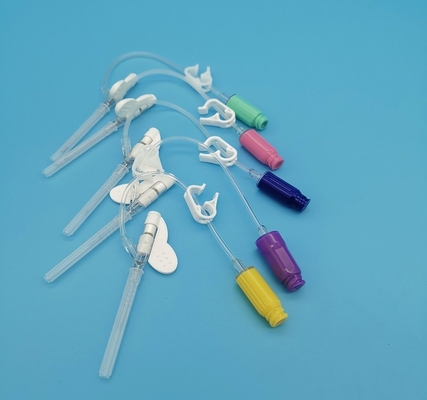 Überdruck-Art Wegwerfiv-Cannula-kleines Blutgefäß-Purpur des Schmetterlings-26G