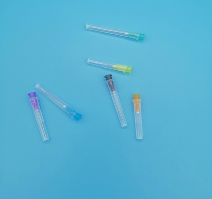 Rote purpurrote Wegwerfspritzen-Nadeln neigten aus Durchmesser 1.4mm 17G für Insulin