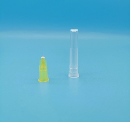 Hellgelbe Wegwerfspritzen-Nadeln geneigt für Einspritzung aus Durchmesser 2.7mm 12G