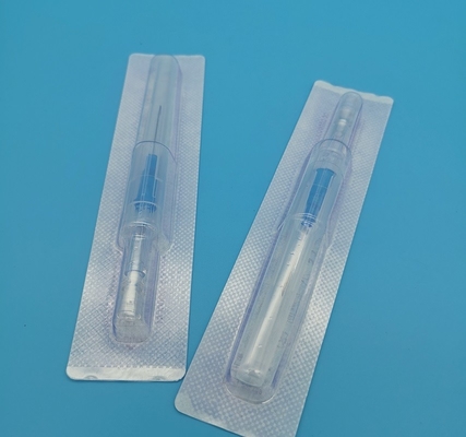 Einmalverwendbare IV-Kannelkatheter Satefy Typ Gauge 22G Tiefblau CE ISO13485